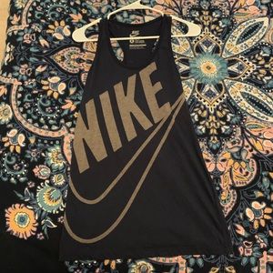 Nike Women’s Dark Navy Racerback Tank, Size Large
